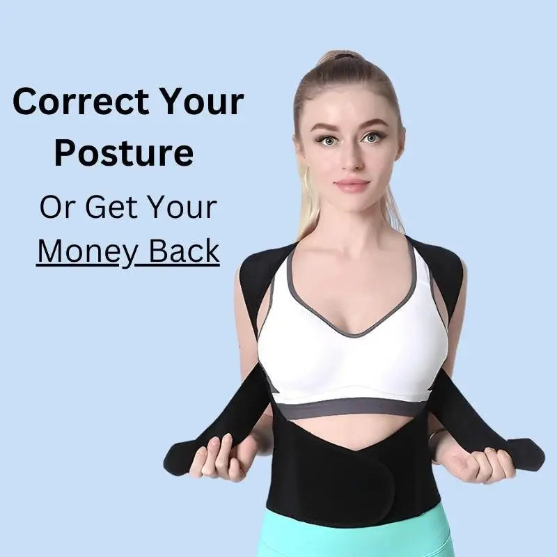Premium Posture Corrector Back Support for Better Posture & Pain
