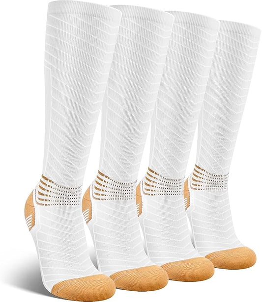 CopperCare™ Compression Socks for Men Women 15-20 mmHg Ankle Support