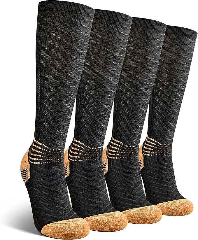 CopperCare™ Compression Socks for Men Women 15-20 mmHg Ankle Support