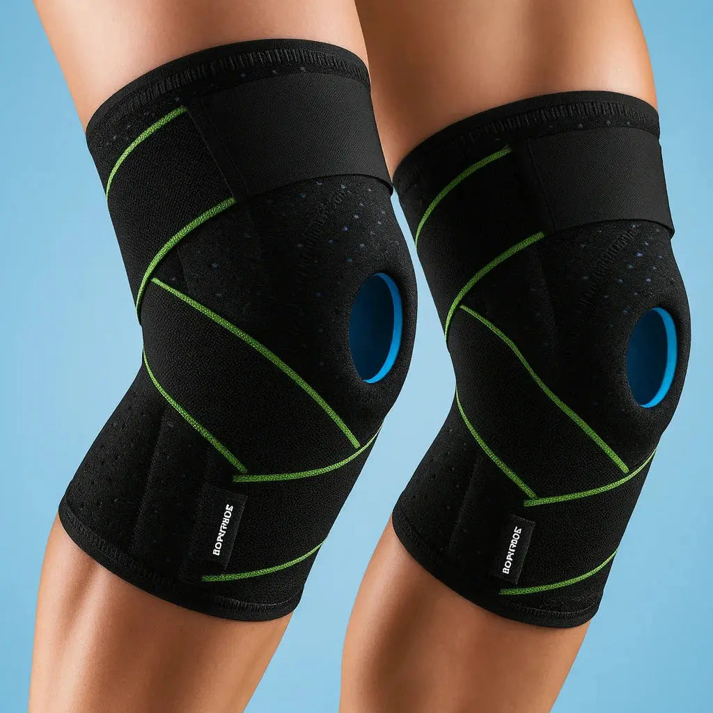 DocKnee™️ - Knee Brace with Side Stabilizers & Patella Gel Reliefly™