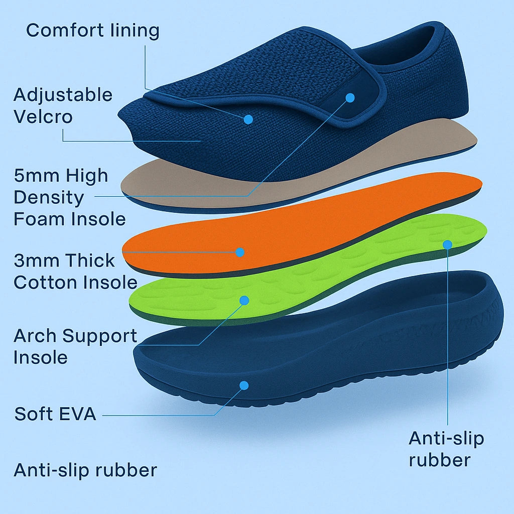 OrthoEase™ shoes with extra-wide fit