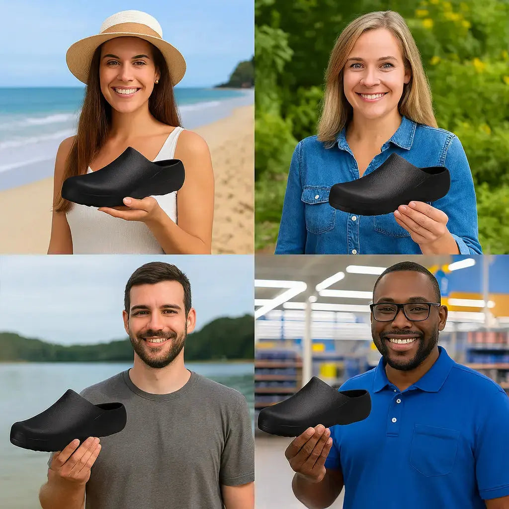 OrthoSlip™ Healthy & Non-Slip Comfort Clog Mules Reliefly™