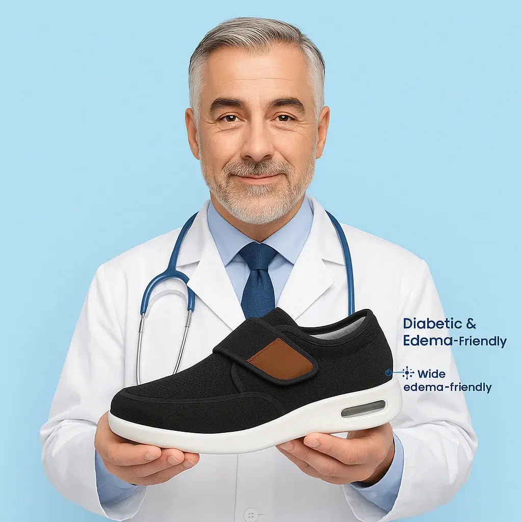 SwellEase™ Men’s diabetic shoes with extra-wide fit