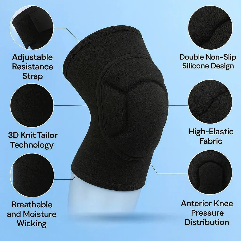 KneeShield™ – Protective Knee Pads, Thick Sponge Anti-slip Reliefly™