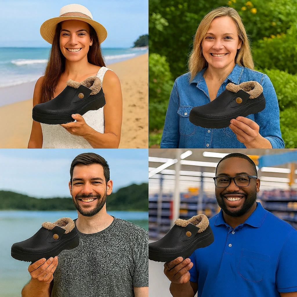 OrthoFuzz - Healthy & Non-Slip Comfort Clog Mules Reliefly