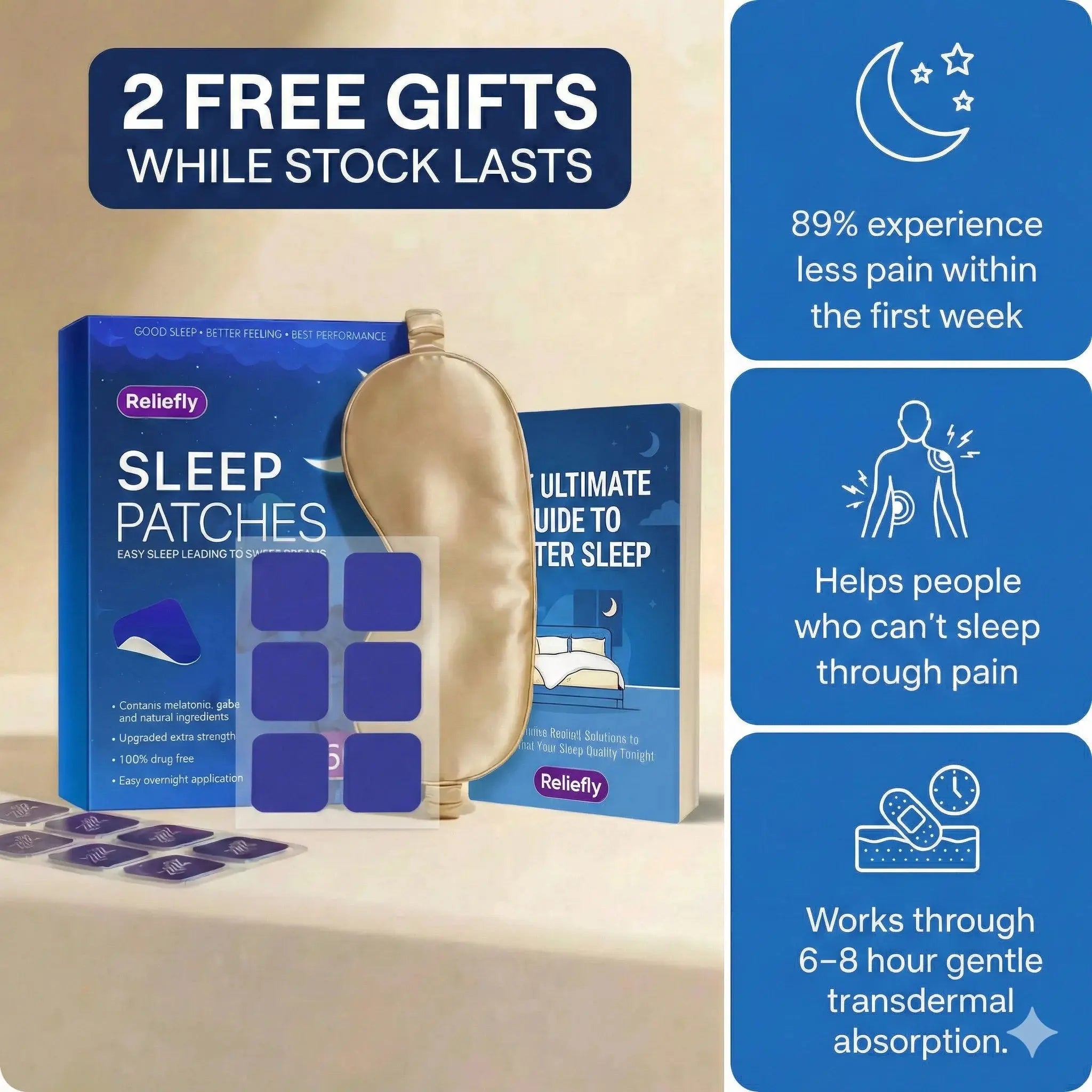 BioRest™ Melatonin Sleeping Patches