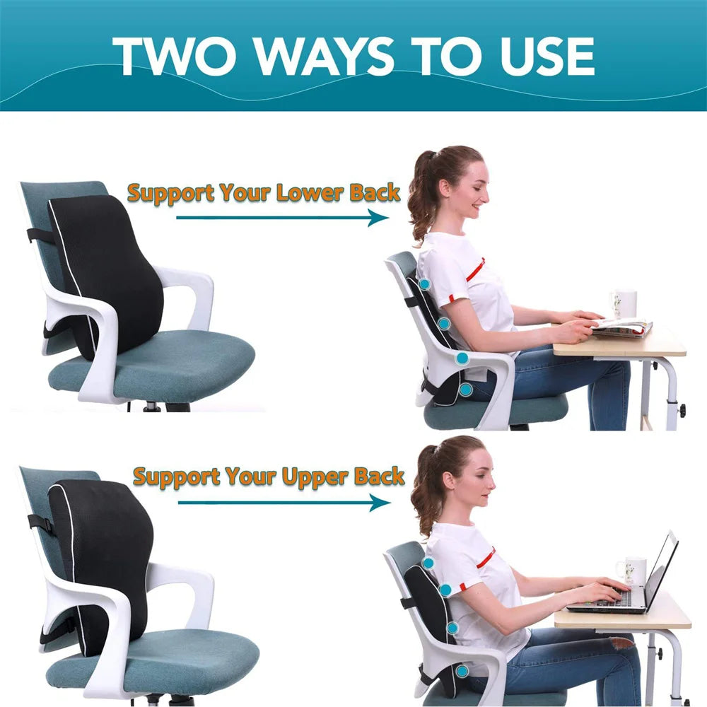 ComfortEase™ Memory Foam Chair Support