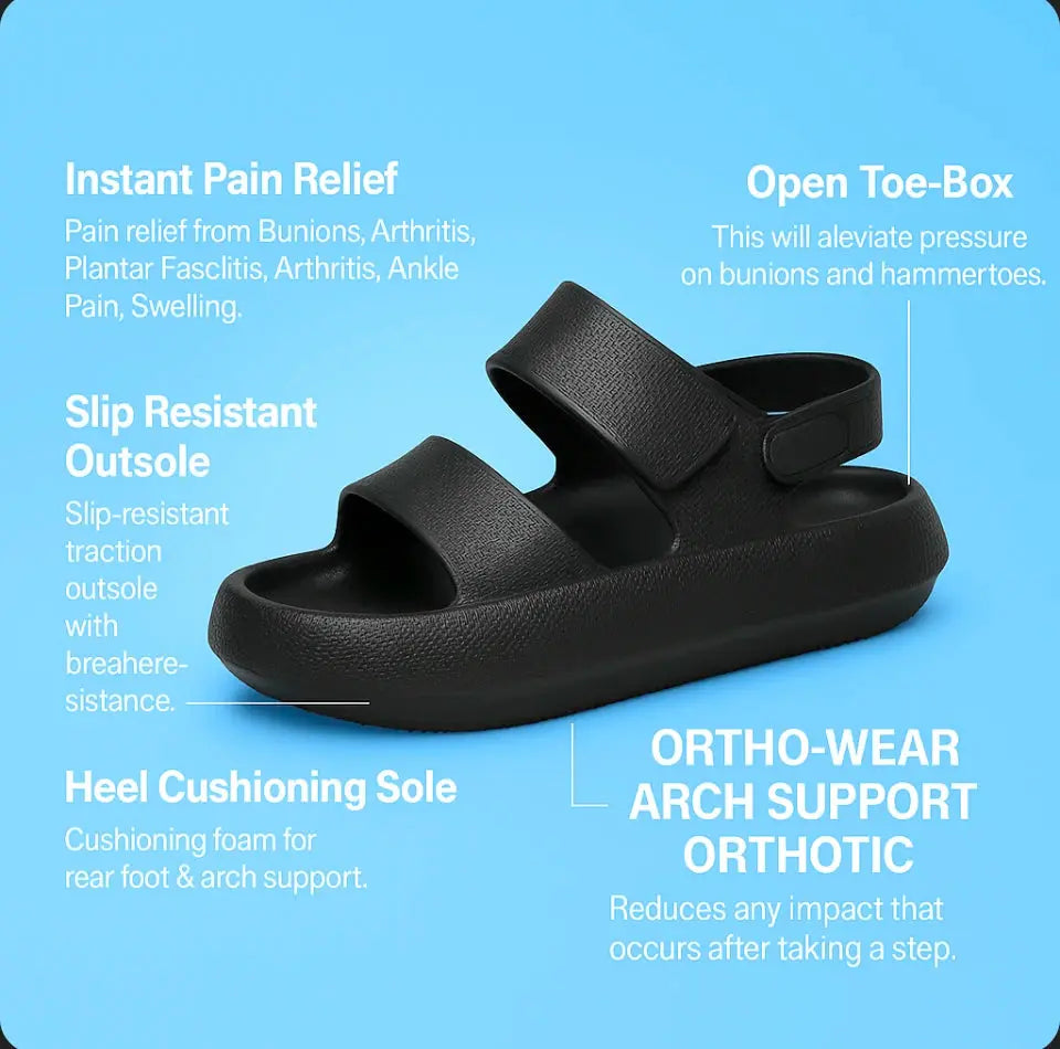 OrthoPlush™ Women/Men Orthopedic Sandals Reliefly