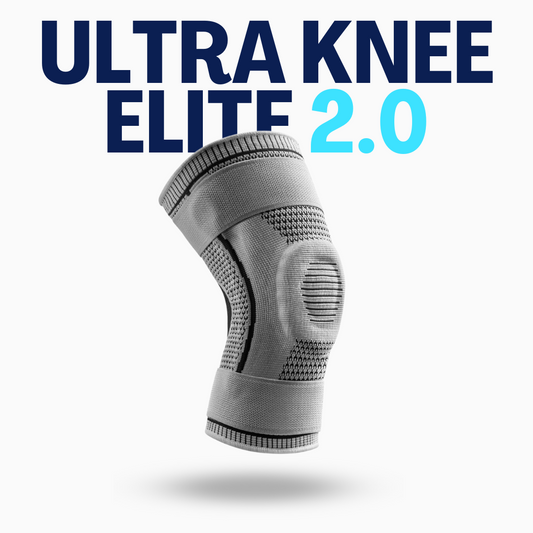 A knee brace is depicted alongside the phrase "best for knee pain," highlighting its effectiveness.